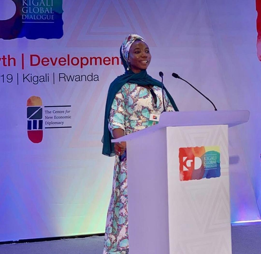bkdfoundation1's tweet photo. BKDF was represented by our COO, Hauwa M bako @hawwaz at the Kigali Global Dialogue held on 3-5 July 2019. KGD is an annual platform where established and emerging actors convene for a global conversation on contemporary issues of development and growth. #bkdf #GlobalGoals #SDGs https://t.co/g3cLzwfaGH