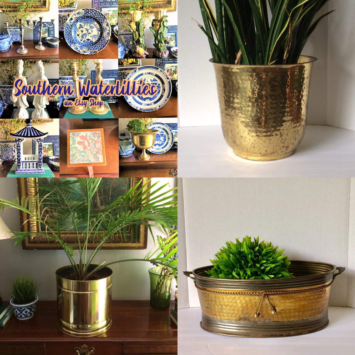 avalilly50's tweet photo. Beautiful, Vintage brass planters in Southern Waterlillies, Etsy shop!
#Southernwaterlillies #etsyshop #etsy #vintagehomedecor #homedecor https://t.co/hPSh6CL3b9