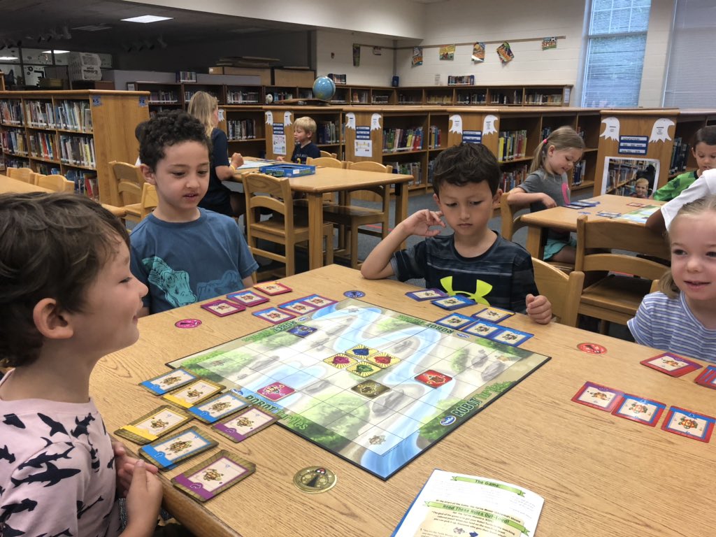 Tech_NicholeEDU's tweet photo. Camp Code is under way! We love learning coding basics with Robot Turtles! #CampCode #LibEagles19 @MsNykorchuk5 @HoustonLIB @LIBMrsPierce https://t.co/WBNBYlyc0X