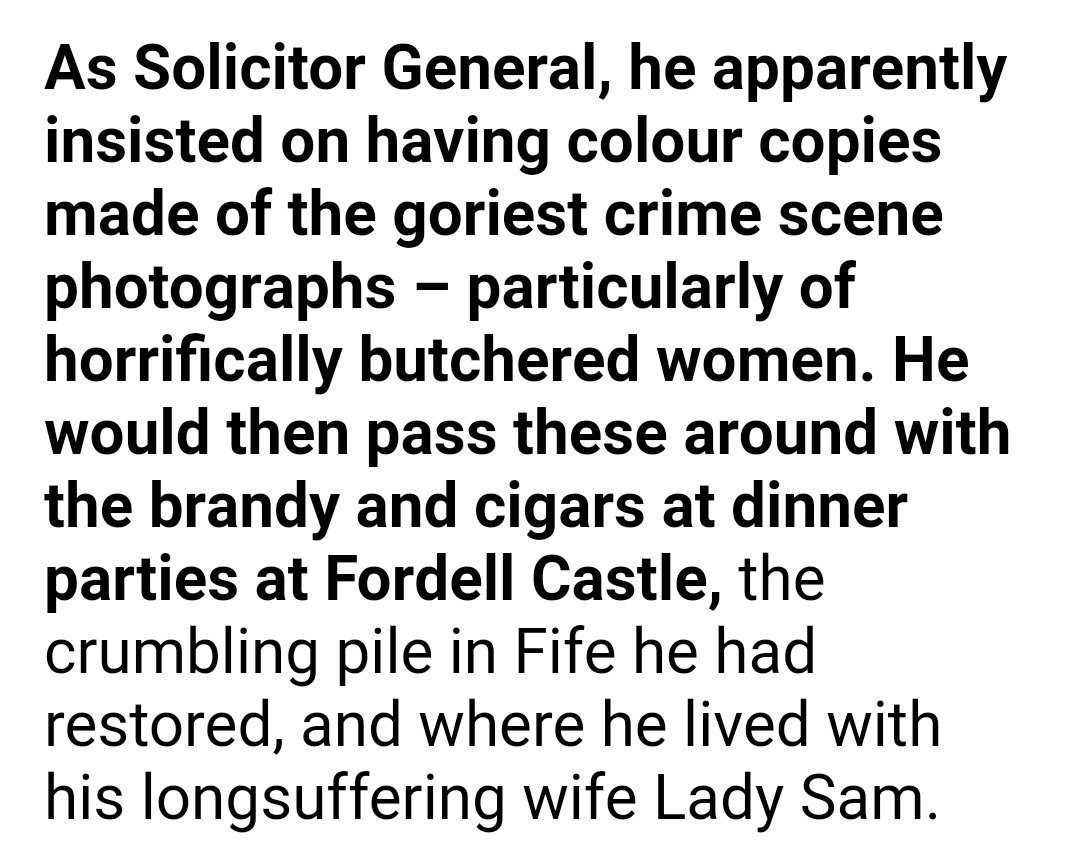 Nicholas Fairbairn, Thatcher protégé, seducer of Esther Rantzen and patron of the Elm Guest House child brothel, was a nasty rapist who defiled the daughter of his close friend Robert Henderson. Fairbairn's daughter Charlotte appears on Epstein's list. https://www.dailymail.co.uk/news/article-2732234/Revealed-The-Full-horrifying-truth-Sir-Nicholas-Fairbairn-paedophile-Margaret-Thatcher-s-side.html