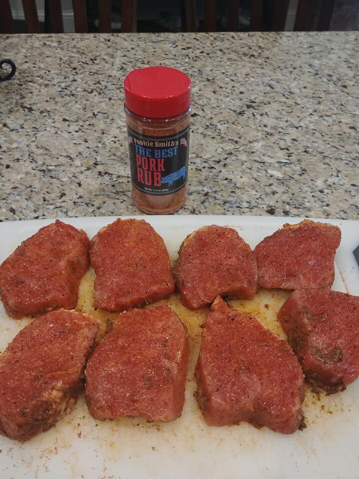 BbqPookie's tweet photo. Happy Monday! If you order today, you could be using our #AwardWinning #competitionstyle #BBQRubs by this weekend!
🔥
https://t.co/vGtkvHV9v5
🐔🐷🐮
#grillmaster #pitmaster #poultryrub #porkrub #brisketrub #beefrub #dryrub #veteranowned 🇺🇸
📸 Shawn Reed https://t.co/n9Kpm4mCBu