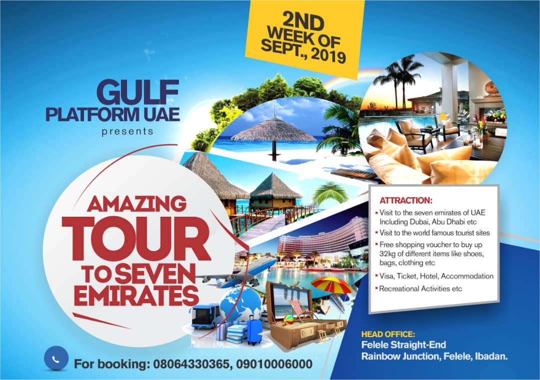 Gulf_platform's tweet photo. Go with Gulf Platform on this amazing tour to experience the wonders in UAE and visit places like the tallest building in the world(Burj Khalifa), Dubai mall, Desert safari and so on. Message, call or visit us to book for a place. https://t.co/Syl90is1qE