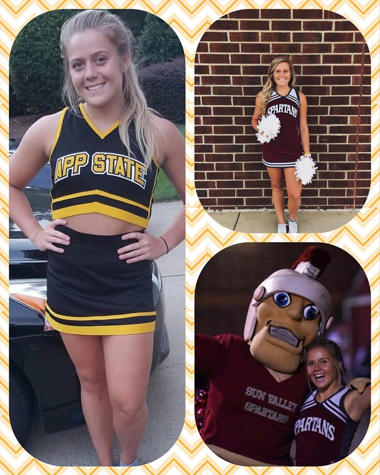 SunValleyHSNC's tweet image. Congratulations to Tori Adamczyk on making the 2019-2020 App State Cheer Team! We are so proud of you Tori! You are a true leader and positive example for other SV athletes.