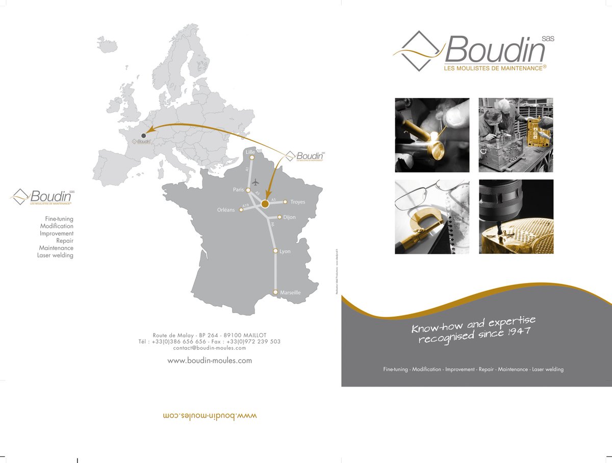 BOUDINSAS's tweet photo. #BOUDINSAS #LESMOULISTESDEMAINTENANCE #MAINTENANCEMOLDMAKER since 1947, french leader of the mold maintenance, modification, fine-tuning and repair for injection molds. We are also specialist for "second-stage" or "step2" for chinese's molds reception. https://t.co/VzwDE2bzwP https://t.co/LihZ6hftdi