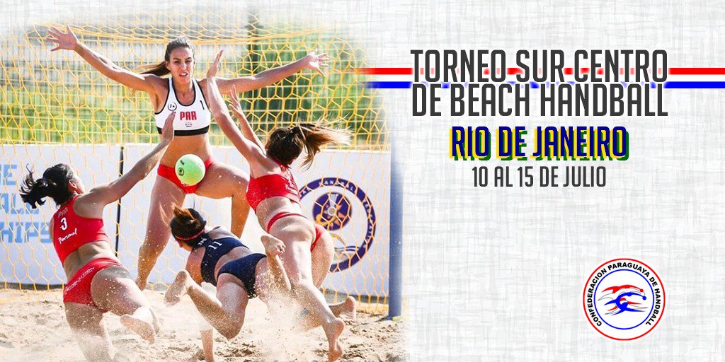 PrensaCPH's tweet photo. 🇵🇾 Paraguay participará del Torneo Sur Centro de Beach Handball  a disputarse en Rio de Janeiro – Brasil. Desde aquí mandamos todo nuestro apoyo y fuerza a los grandes atletas de la selección paraguaya. 💪🏻 https://t.co/yqpmApjRtD