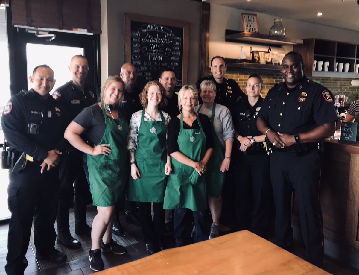 CPDTXChief's tweet image. How about we all put down our broad brushes this Monday? Be it baristas or cops, judging the whole by the actions of a few benefits no one. We love our Carrollton @Starbucks! @CarrolltonTXPD