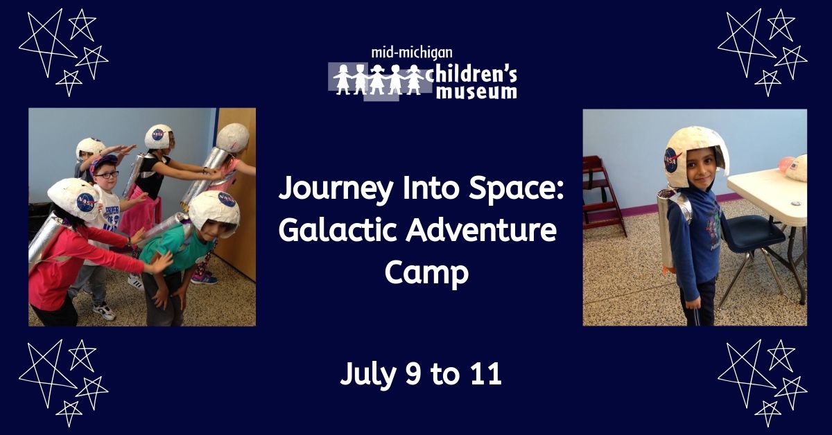 MIDMICHIGANCM's tweet photo. Do you have an astronaut at home who is ready for blast off? Join MMCM for Journey Into Space: Galactic Adventure summer camp this week!
Sign up today! https://t.co/7T9zcjjhBE https://t.co/Xl83EMiuV1
