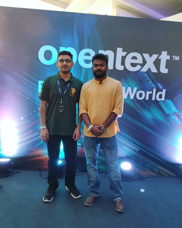 urstrulysumit's tweet photo. #oko20 #opentext #Bangalore #OT #enterprise #enterpriseworld https://t.co/t4uaouYACj https://t.co/0JhgBTYEzu