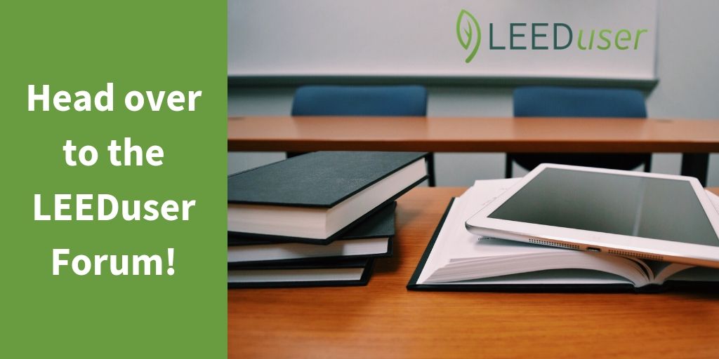 Ready to test your LEED knowledge? Here's a LEEDuser forum question that hasn't been answered yet: leeduser.buildinggreen.com/forum/major-re…