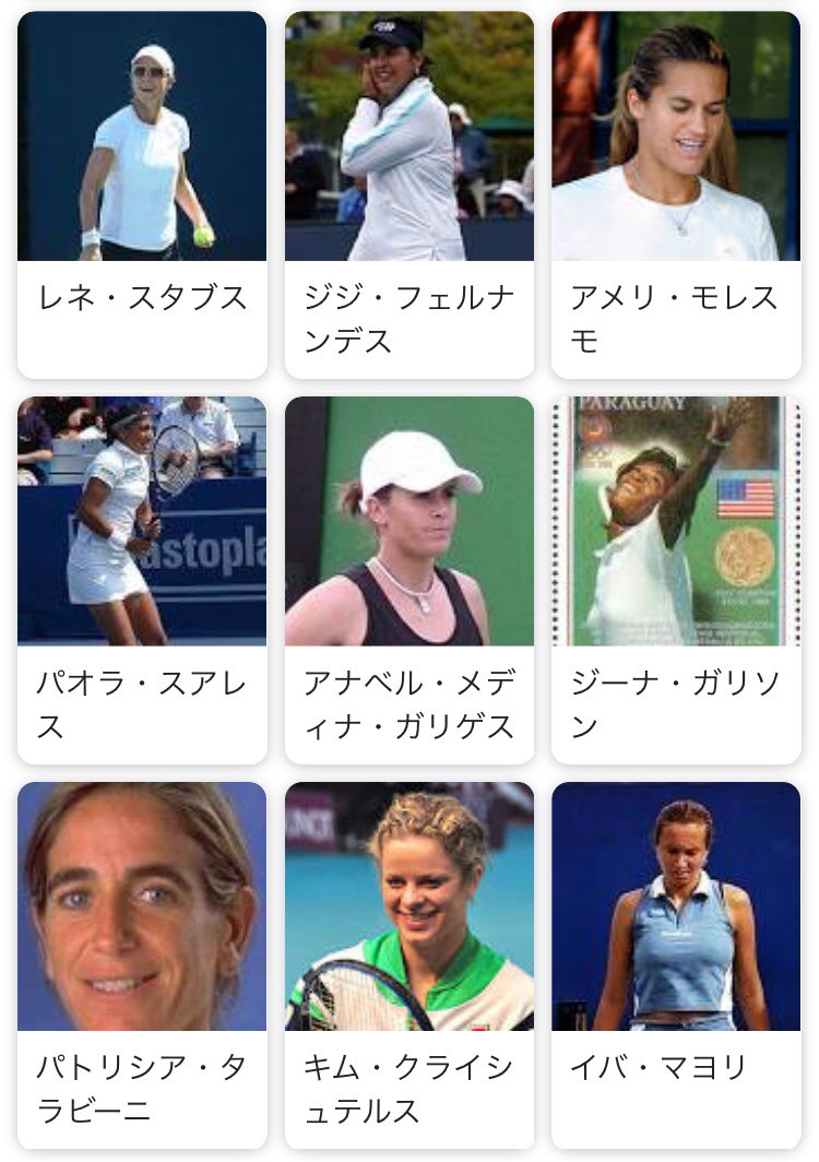 粗茶 ヒンギスやエナン アーデンのプレーをまた見たいな