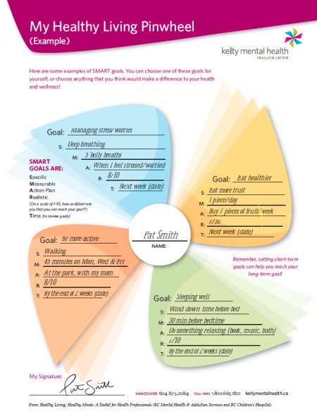 YorkMental's tweet photo. #mentalhealth and #Goal setting. Try the pinwheel template https://t.co/N68o2SDG3S