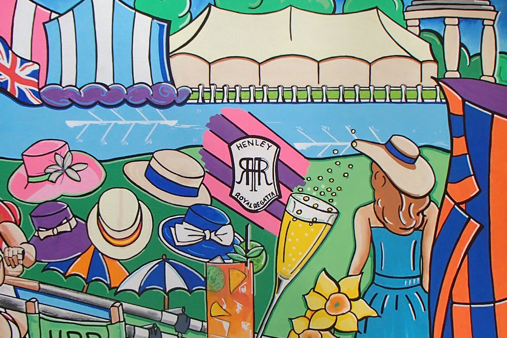 MartinBeckley's tweet photo. The end of a fabulous few days at #HenleyRoyalRegatta if you had a great time at the regatta, why not keep the memories with some #originalart? Available framed or unframed. #martinbeckley #poscaart https://t.co/Say8OD3wdk