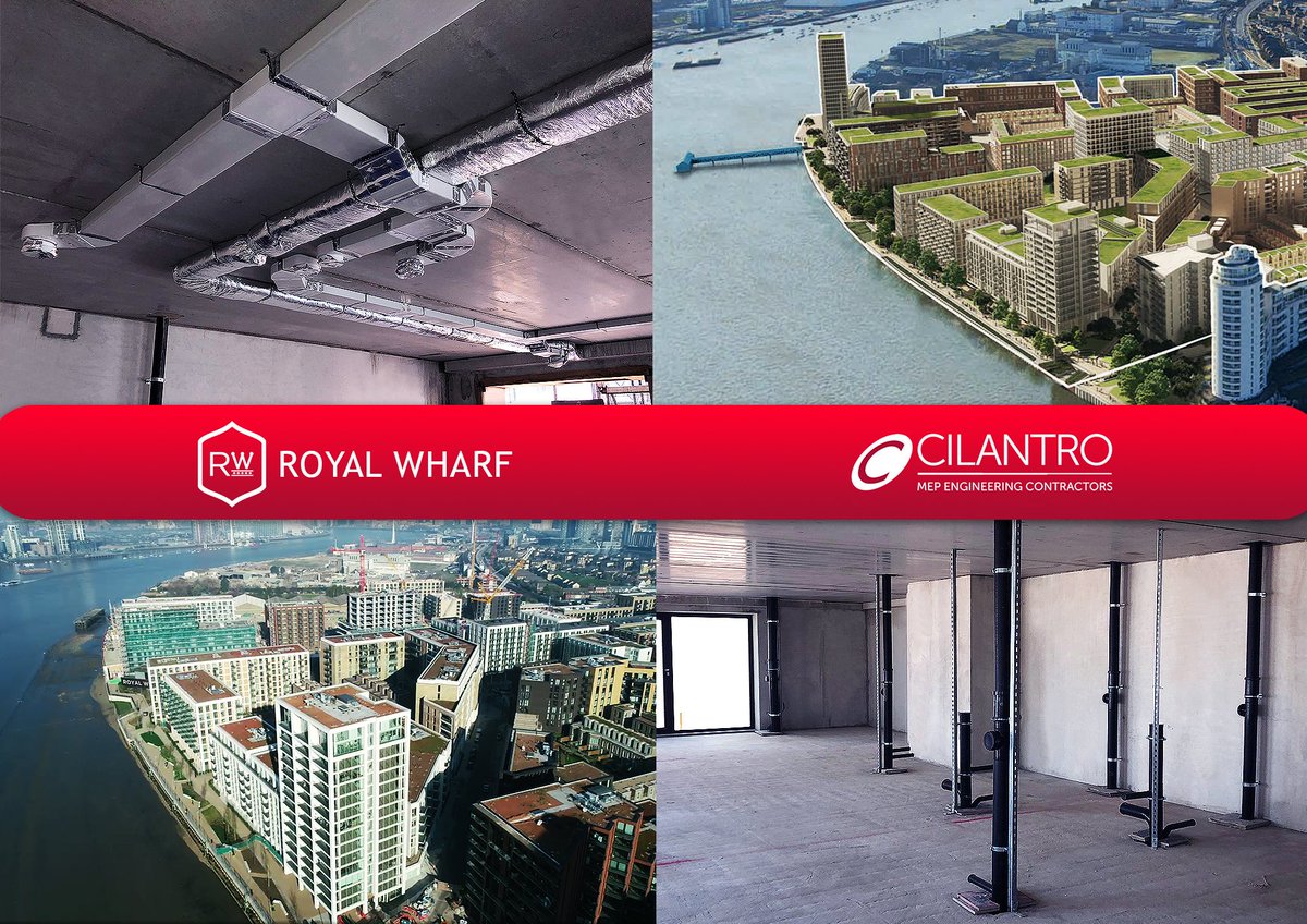 CilantroEng's tweet photo. Work in progress: the SVP & Apartment ventilation ductwork.
Cilantroโs job begins to take shape at the Royal Wharf project. Well done team! ๐
#cilantroengineering #MEP #Ductwork #RoyalWharf #mepdesign #work #mechanical #london #plumbing #hvac #construction #follow4follow https://t.co/l6qEs65wup