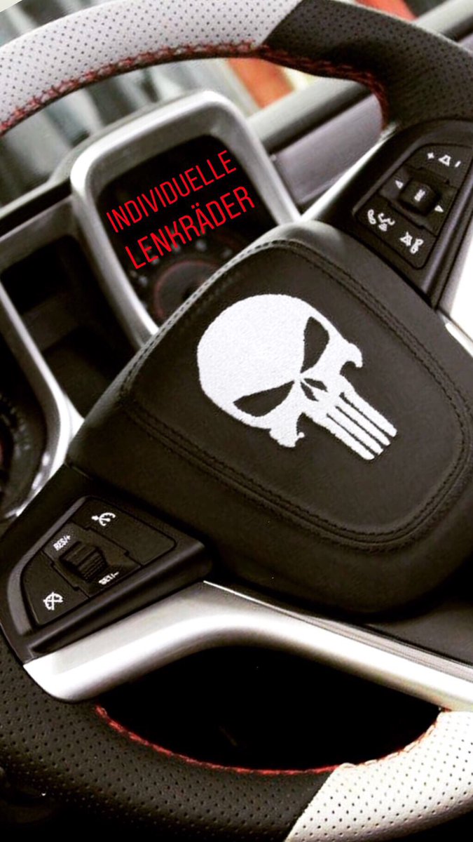 RobertRoseGmbH's tweet photo. 💀 THE PUNISHER 💀 #camaross #dortmund #camaro #punisher #sattlerei #autosattler #rosegmbh #autosattlerei #stickerei #cabrio #auto #cars #leder #leather #lenkradneubeziehen #lenkradveredelung #stickerei #cabriolet #handmade #robertrose https://t.co/jZ5pfcpiq4