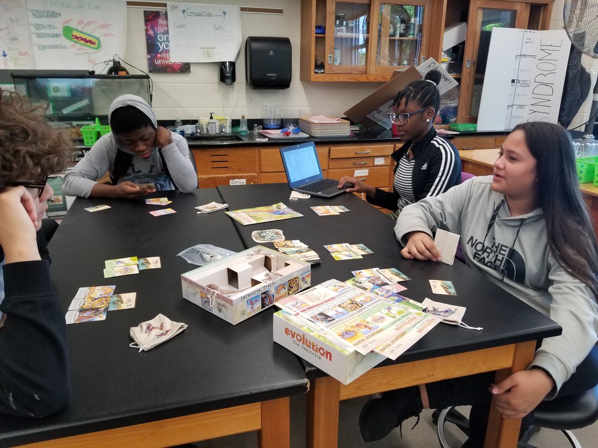 MissCharlesBio's tweet photo. Science Research7 students learned different board game mechanics to create their own board game concepts to model and demonstrate what they learned about climate change! #Amityville #Science #skininthegame #DigitalAgeLearning https://t.co/D0kjkmNPeJ