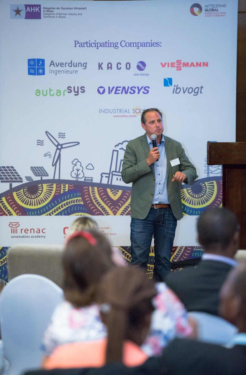 AHKGhana's tweet photo. @AHKGhana with support from the @BMWi_Bund's 'Energy Export Initiative' in collaboration with the @renac_ag hosted 7 German companies on a business trip to explore opportunities in Ghana's RE sector.
#PartnerBeyondGhana #PartnerForEnergy #PartnerWorldwide https://t.co/sw4boNIOGj