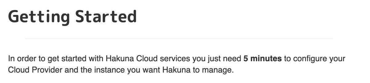 New to Hakuna? Don't Know where to start? We got you! ☁️🔥😎docs.hakuna.cloud/getting_starte…