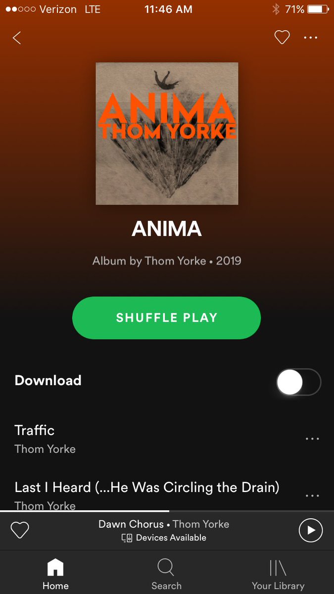 Finally making time to listen to this fantastic album. Coming to D.C. anytime soon, <a href="/thomyorke/">Thom Yorke</a>?