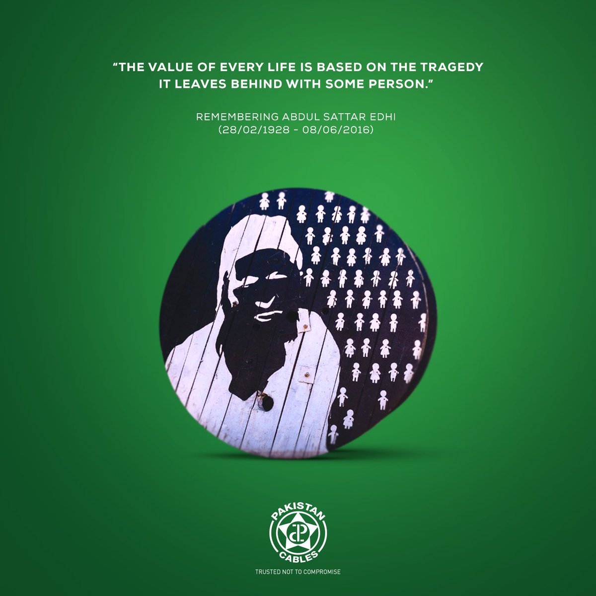 pakistan_cables's tweet image. Pakistan Cables commemorates the third death anniversary of Abdul Sattar Edhi. As a part of our “Reel On Hai” project, we dedicate this reel as a tribute to his countless services to humanity.
#AbdulSattarEdhi #GreatestHumanitarian #AngelOfMercy