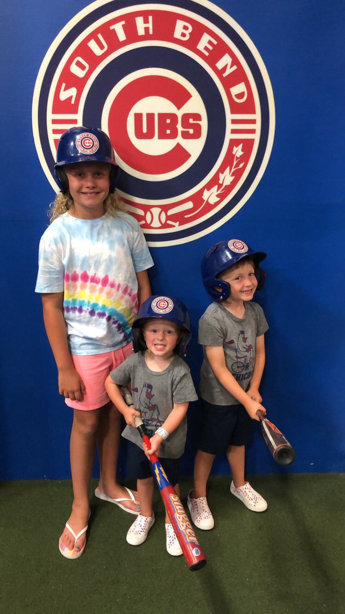 What better way to spend the holiday break w/ the fam. @SouthBendCubs Thank you @chrishagstrom you all put on a great show!