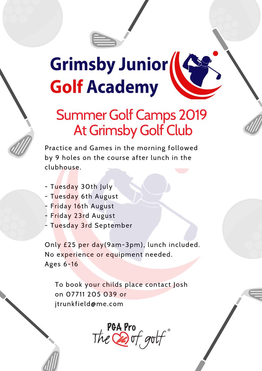 golf_grimsby's tweet photo. Our junior camps this summer at @GrimsbyGolfClub !
@GolfFoundation https://t.co/d0oQdnk1Za