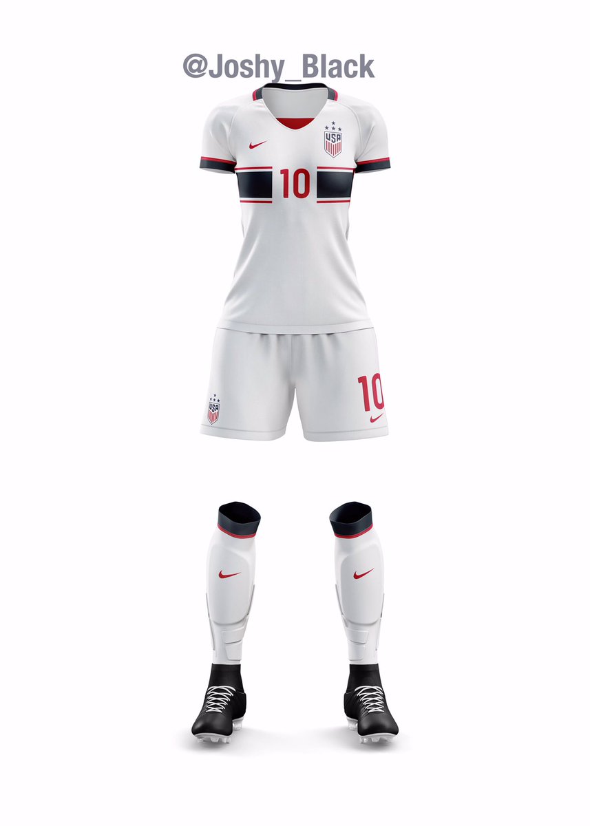 joblaaaah's tweet photo. So I keep talking about how US Soccer should establish an identity on the pitch and use the same kit designs for the men and the women. Check out what I came up with.
#USSoccer #USWNT #USMNT #MLS #NWSL #KitDesigns #Nike https://t.co/tNnuQxqbL6