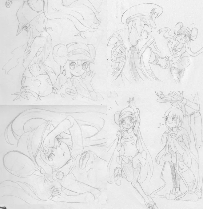 はやく清書したいメイちゃんず… 