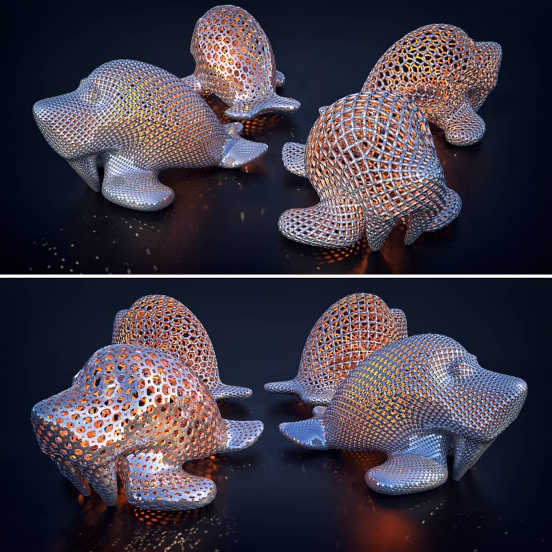 MaxwellRender's tweet photo. Walrus statues 🏖️
.
Work by @cl4ym3n 👏
.
#Repost @cl4ym3n
• • • • • •
#tsplines #rhino3d #3djewelry #shapeways #maxwellrender ... Rozmár 2.0 modell + skin modulációk https://t.co/KuR4K885HD