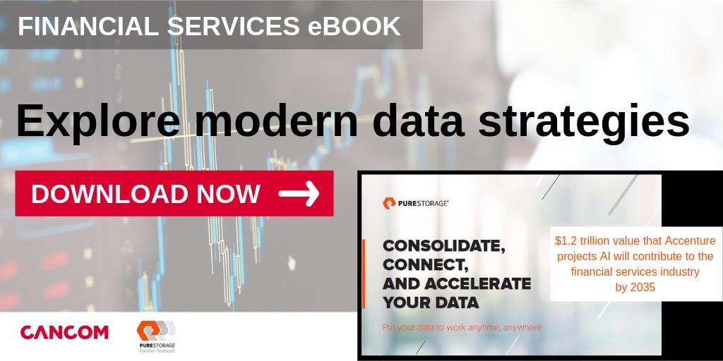 A #data centric approach opens the door to building new AI-based services. Learn more in this eBook for financial services organisations. hubs.ly/H0jF_HM0 #AI #BigData