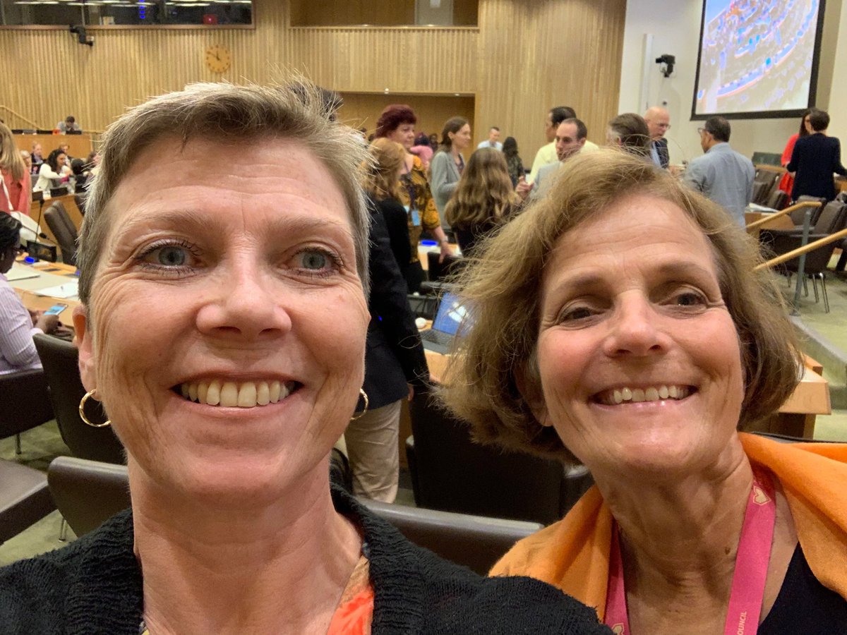 LO_klima's tweet photo. #HLPF2019; LO og NHO er på plass i FN og New York for å delta i arbeidet med FNs Bærekraftsmål #SDG #Timefor8 ⁦@lonorge⁩ ⁦@NHO_no⁩ ⁦@NorwayUN⁩ #JustTransition https://t.co/Q7jbROVytZ