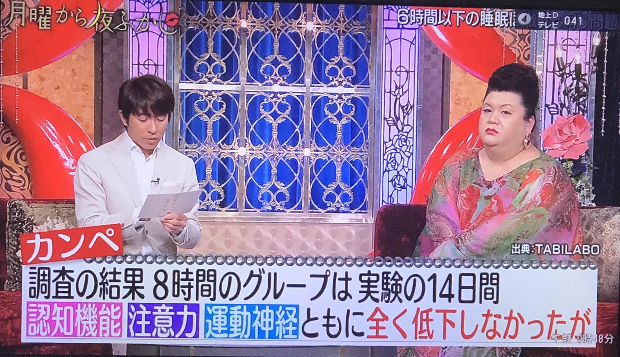 6時間以内の睡眠は徹夜と同じ…。身体のためには良質な睡眠が大事です。