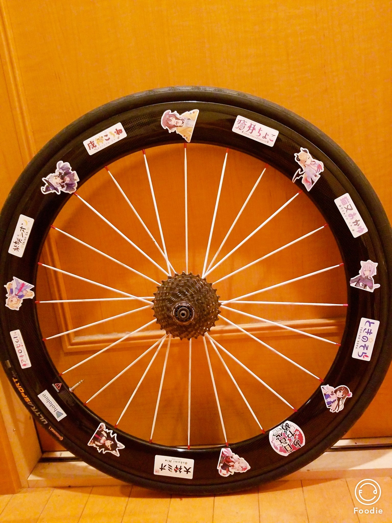 Nano Pa Twitter 色んなアニメのステッカー貼る予定が ホロライブの痛ホイールになっちゃったww ホロライブ 癒月ちょこ 白上フブキ 猫又おかゆ 夏色まつり 百鬼あやめ 紫咲シオン 湊あくあ 大空スバル 戌神ころね ロードバイク乗りと繋がりたい ロード