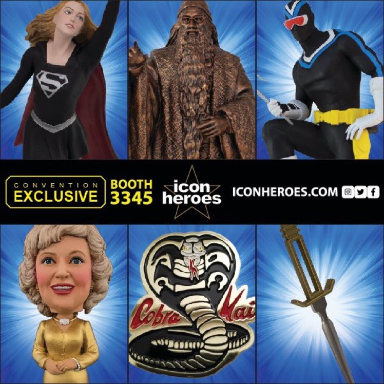 iconheroes's tweet photo. The clock is ticking down to San Diego Comic-Con, and we at #iconheroes can’t wait to bring you all this exclusive swag! #SDCCExclusive #SDCC #CobraKai #DCUniverse #GoldenGirls #HarryPotter #Supergirl #StarTrek #Vigilante #ConicCon #ComicConExclusive https://t.co/Sf2zyEz4Qi… https://t.co/attw749Exz
