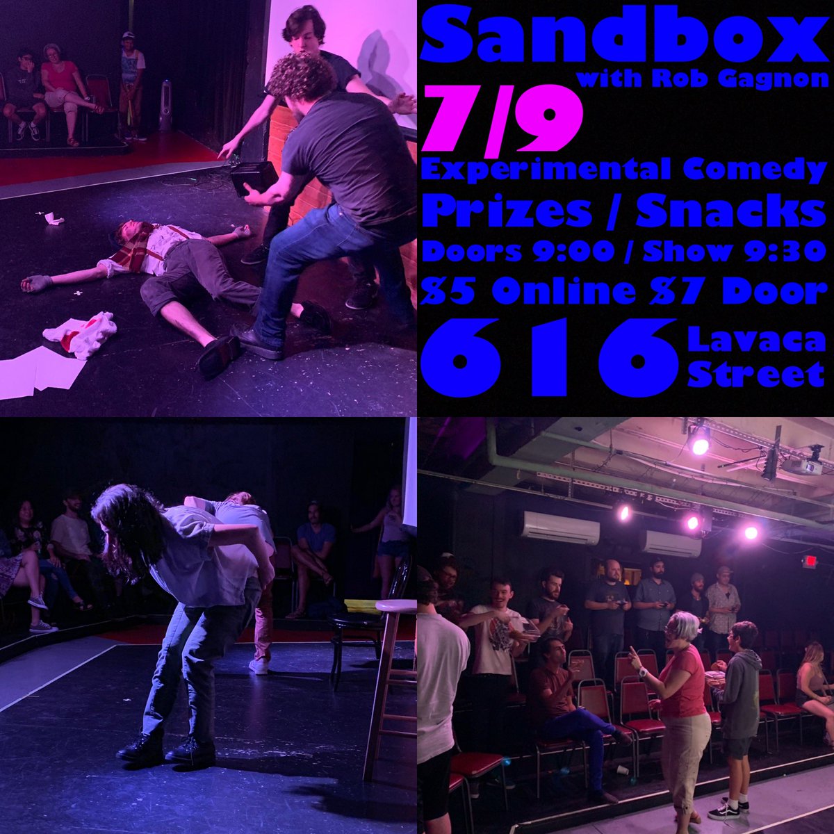 EXPERIMENTAL COMEDY | PRIZES | SNACKS | MUSIC | BYOB | TUESDAY | 9:30 | $5 Online $7 Door | <a href="/FalloutComedy/">Fallout Theater</a> bit.ly/2K5vR1X