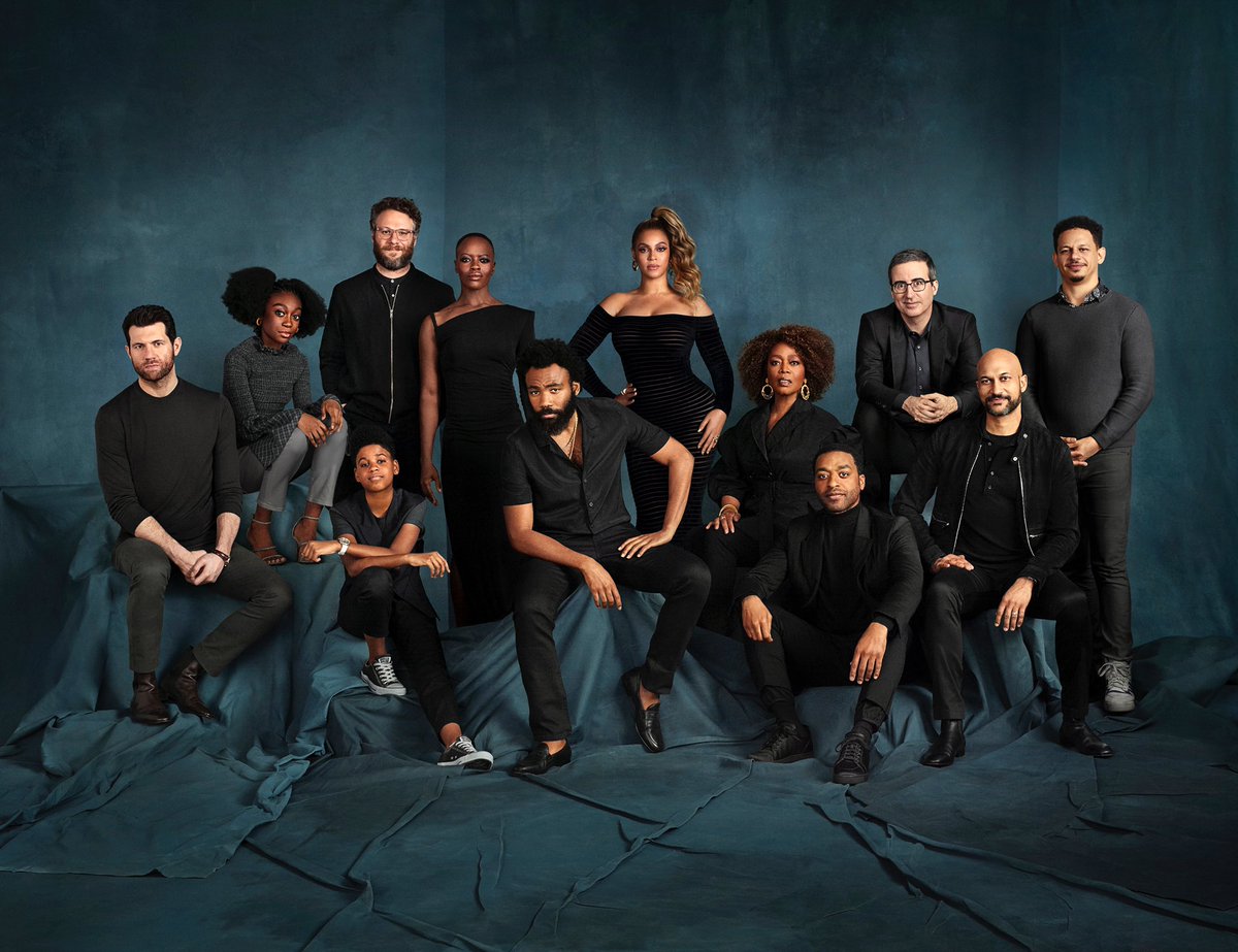 I’m thrilled to be a part of this cast and to be in a picture with Beyoncé. #TheLionKing is coming!