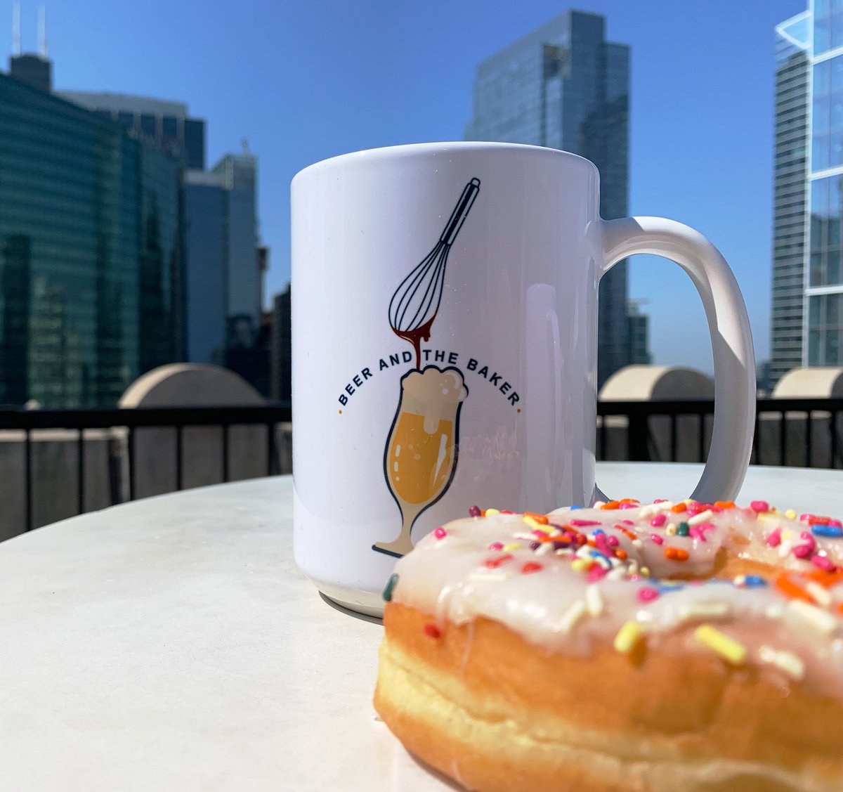 beerandthebaker's tweet image. It&apos;s a beautiful day for donuts....and an amazing mug to hold your Monday coffee. 😍 Online store will be up in a few days to get yours! #newmerch #bakingblog #beerandthebaker