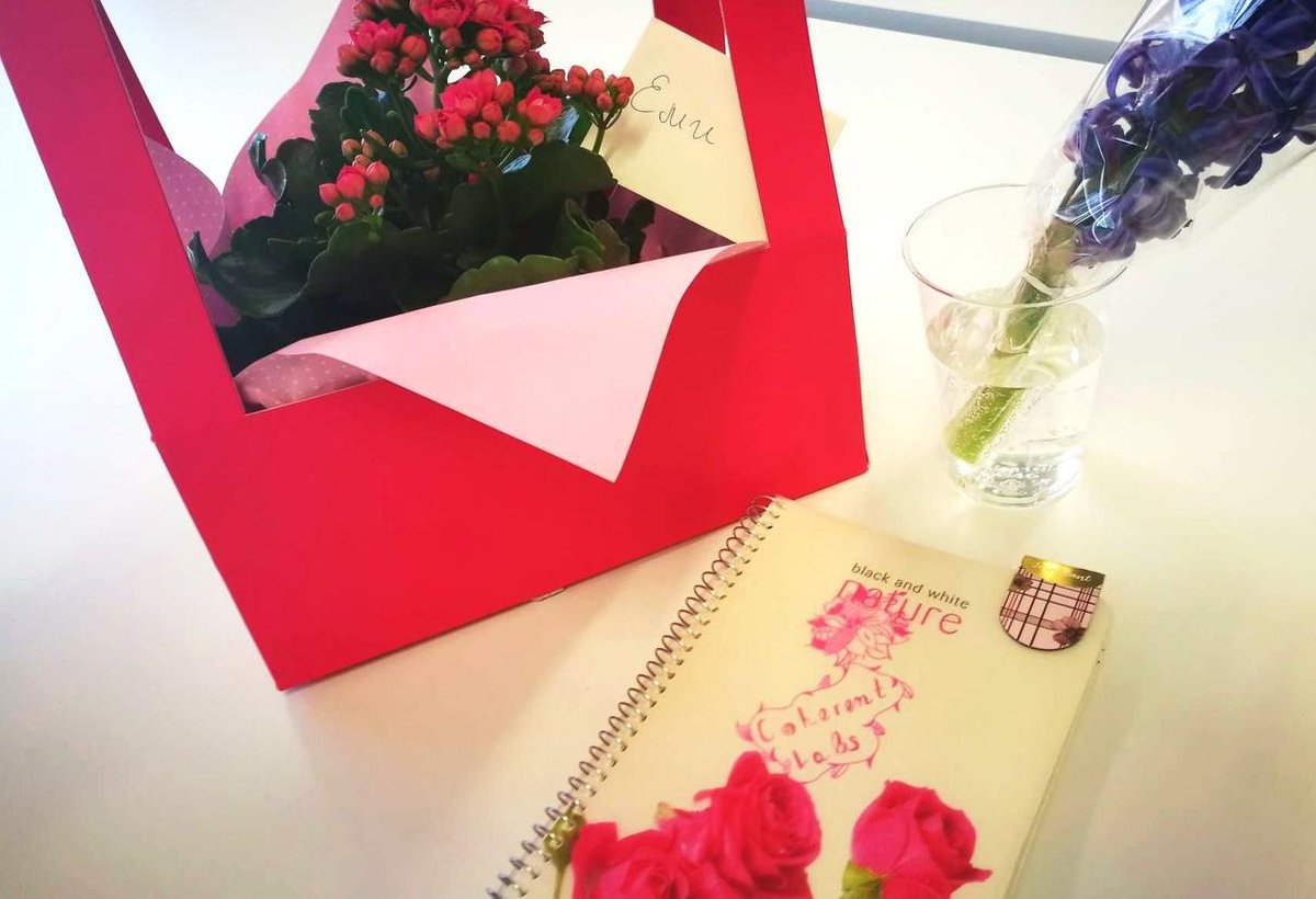 5 months ago #onthisday we celebrated #internationalwomensday As you can see, one of our colleagues couldn’t contain herself and photographed the🌸+ a drawing she’d made.
P.S. She’s doesn't work as an artist, she just likes to draw for fun 😂 🌻📔
#madewithCLtech #womeningaming