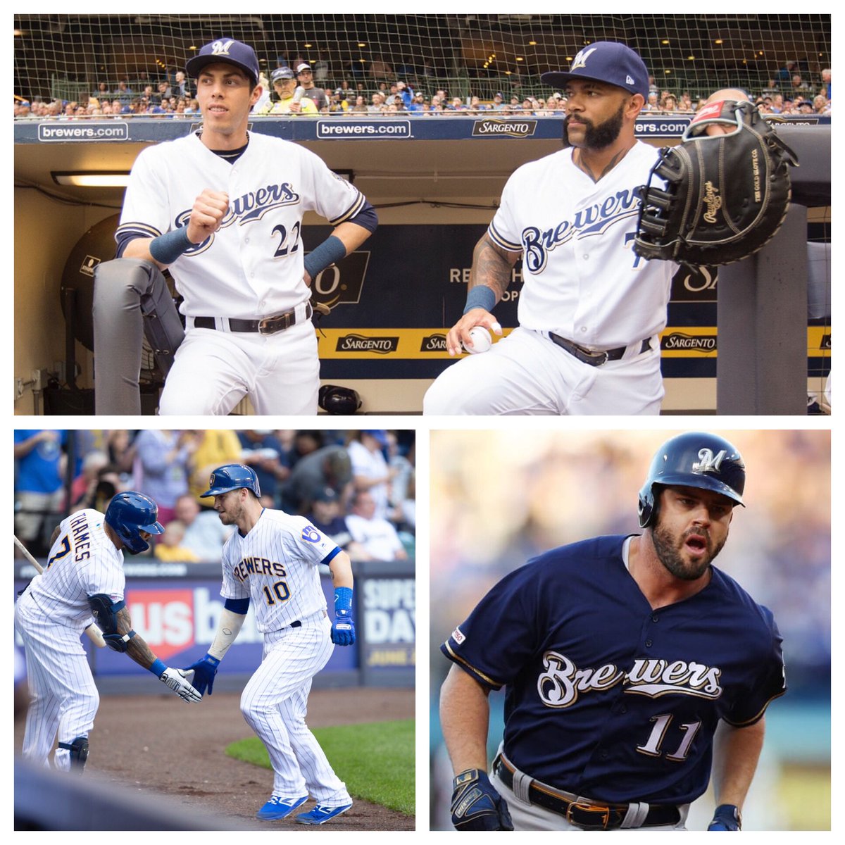 1 day left to support the boys at the #AllStarGame !!! Log onto brewers.com/vote to make these ballers starters! #VoteBrewers