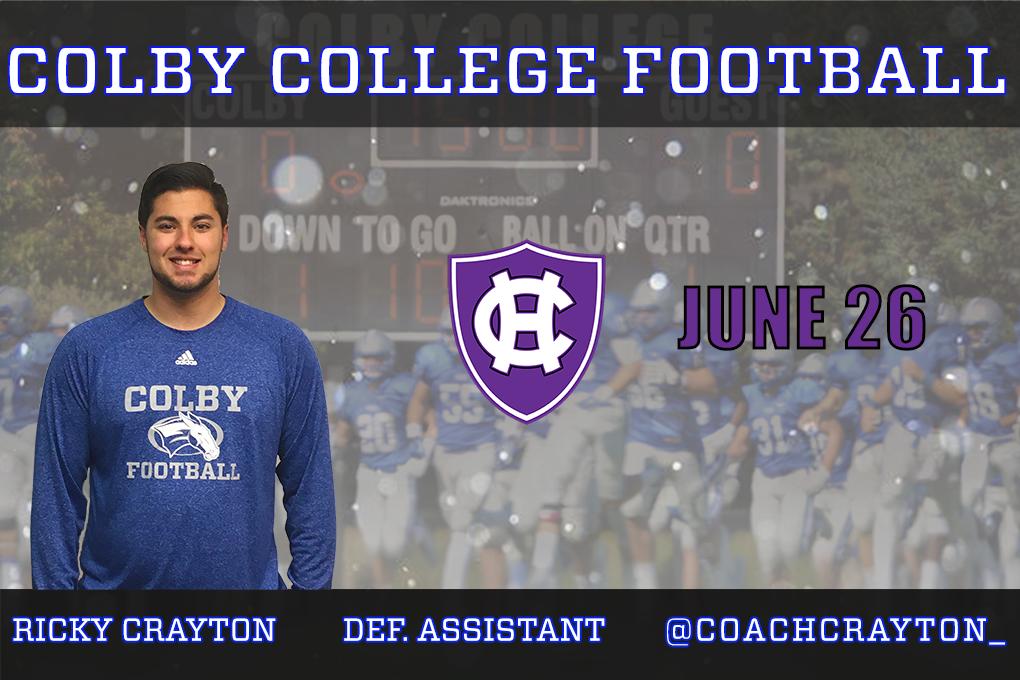 Colby_Football's tweet photo. 🔵⚪ @CoachCrayton_ back on the search for mules @HCrossFB tonight!!⚪🔵 #BTP #TheColbyWay https://t.co/45yad2krUd