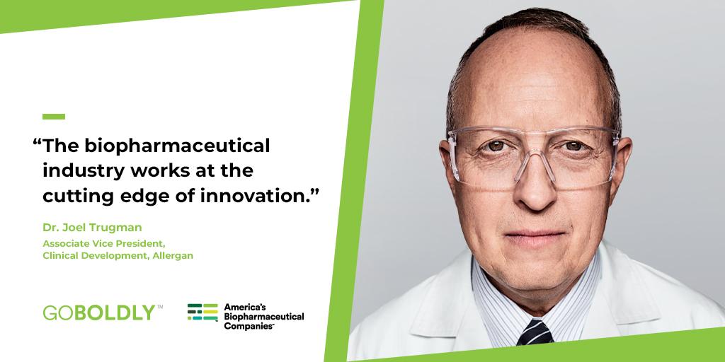 Joel from @Allergan is just one member of the biopharmaceutical industry discovering innovative treatments for migraine patients that reduce the severity, length and frequency of migraine attacks. #GoBoldly http://bit.ly/2X0Vzqk