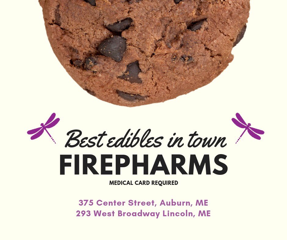 fire_pharms's tweet photo. Swing on by FirePharms this week! #medicalmarijuana #edibles #firepharms #maine https://t.co/okFSbKYXeW