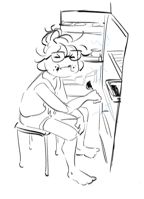 a very honest depiction of me fighting the heat
#Canicule 