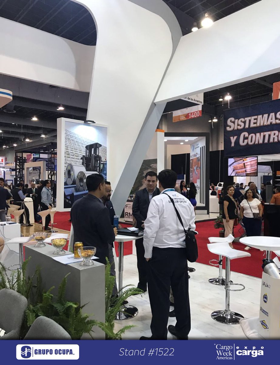 _OCUPA's tweet photo. #GrupoOCUPA, Soluciones logísticas y portuarias de alto valor. Presentes en #ExpoCarga2019 visitanos en el stand No. 1522
Conócenos https://t.co/CXKhlBiAzd https://t.co/466Z1SENDP