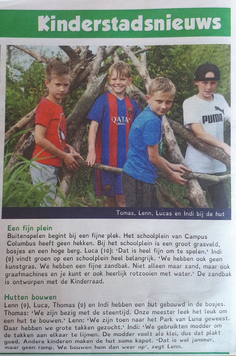 Kanjers uit unit C en D vertellen wat zij graag buiten doen!#betekenisvol #spelen #samen <a href="/campuscolumbus/">Campus Columbus</a>