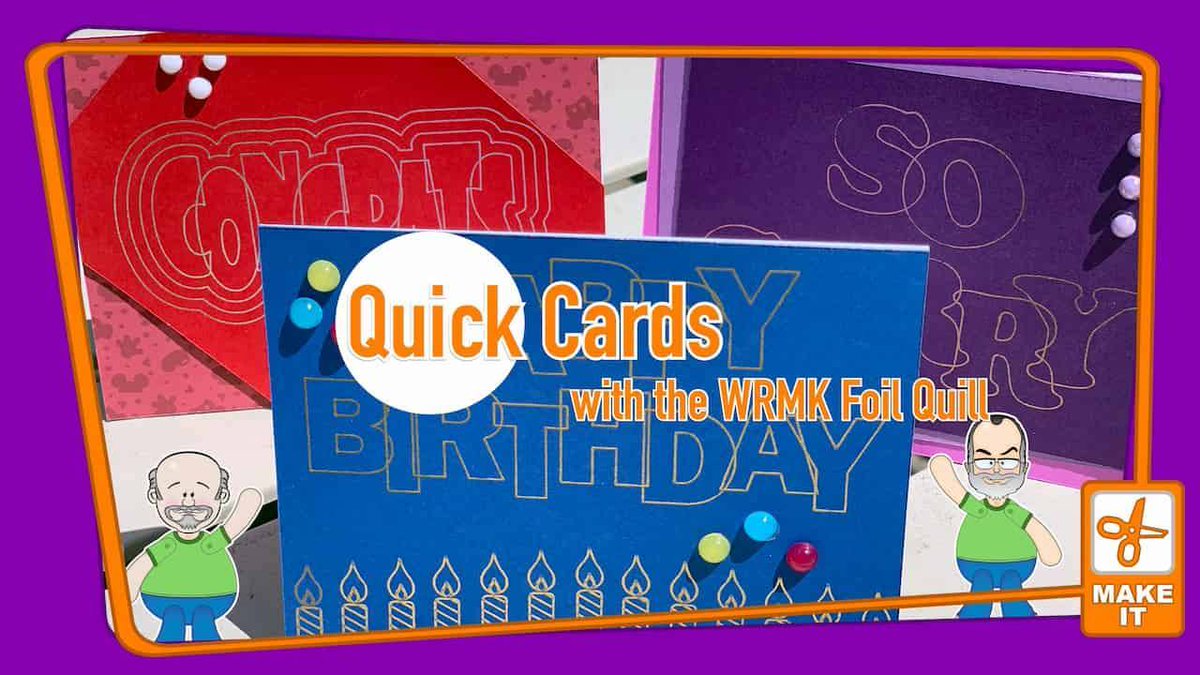 CraftsByTwo's tweet image. Quick Cards with the WRMK Foil Quill - bit.ly/2X6CKSu The Foil Quill from We R Memory Keepers lets you may shiny cards in just minutes. Perfect for those times you need a card right now....