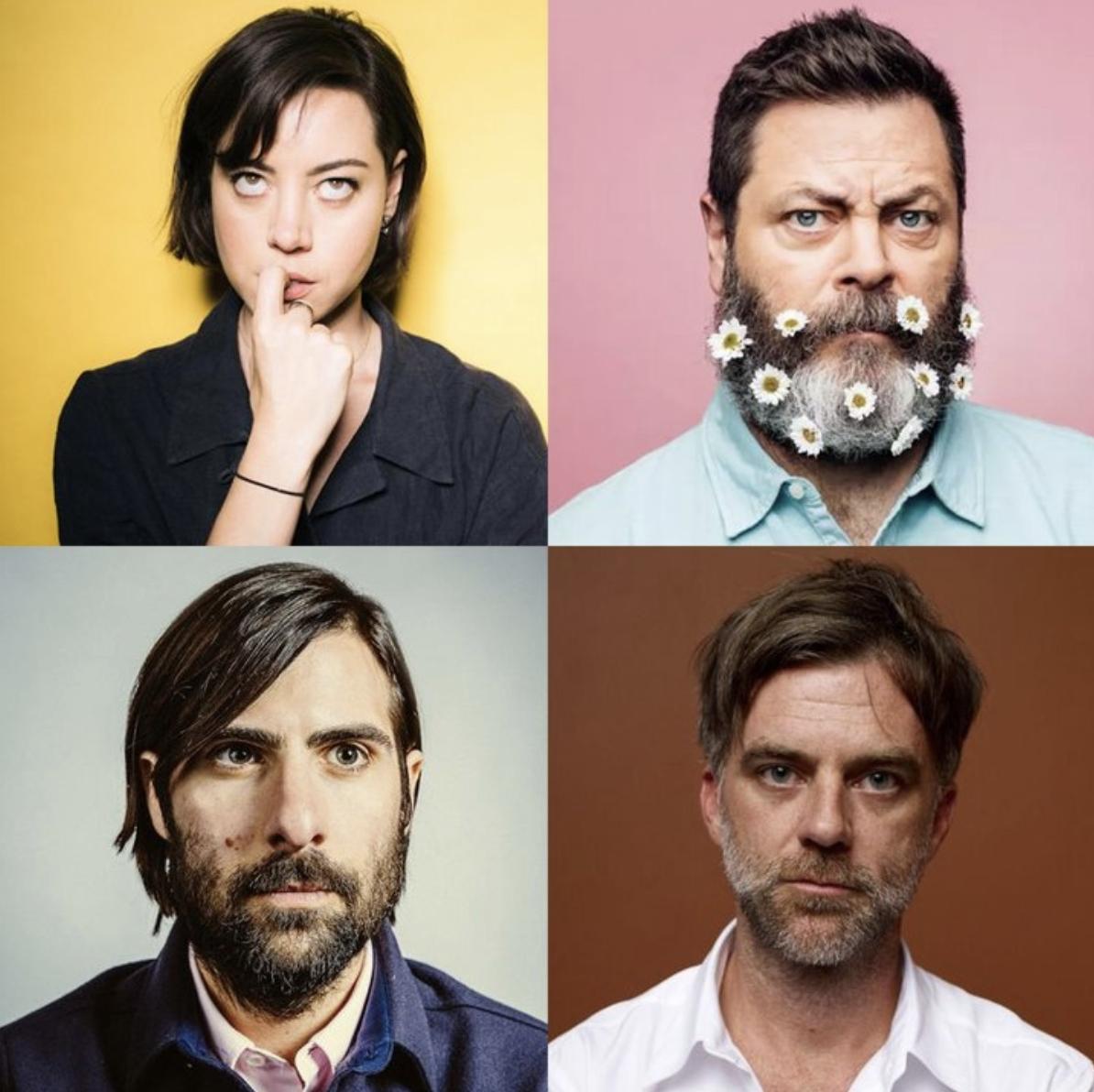 Happy Birthday Aubrey Plaza, Nick Offerman, Jason Schwartzman & Paul Thomas Anderson! 