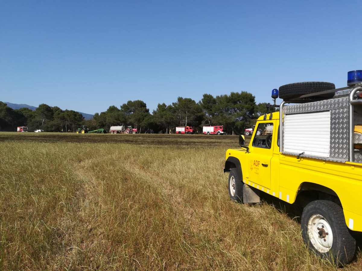 Incendi a Can Roureda. Un avís, s ha pogut apagar, però cal extremar la precaució