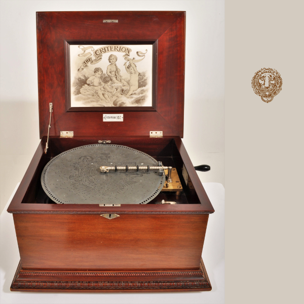 Antique 14' Disc Music Box in Mahogany Case by Criterion, c. 1880.

bloomsburypdx.com/collections/cl…

#antique #disc #music #box #musicbox #mahogany #criterion #antiques #antiquesforsale #antiquesofinstagram #antiquestore #antiquegallery #listen #music #antiquemusicbox #pdx