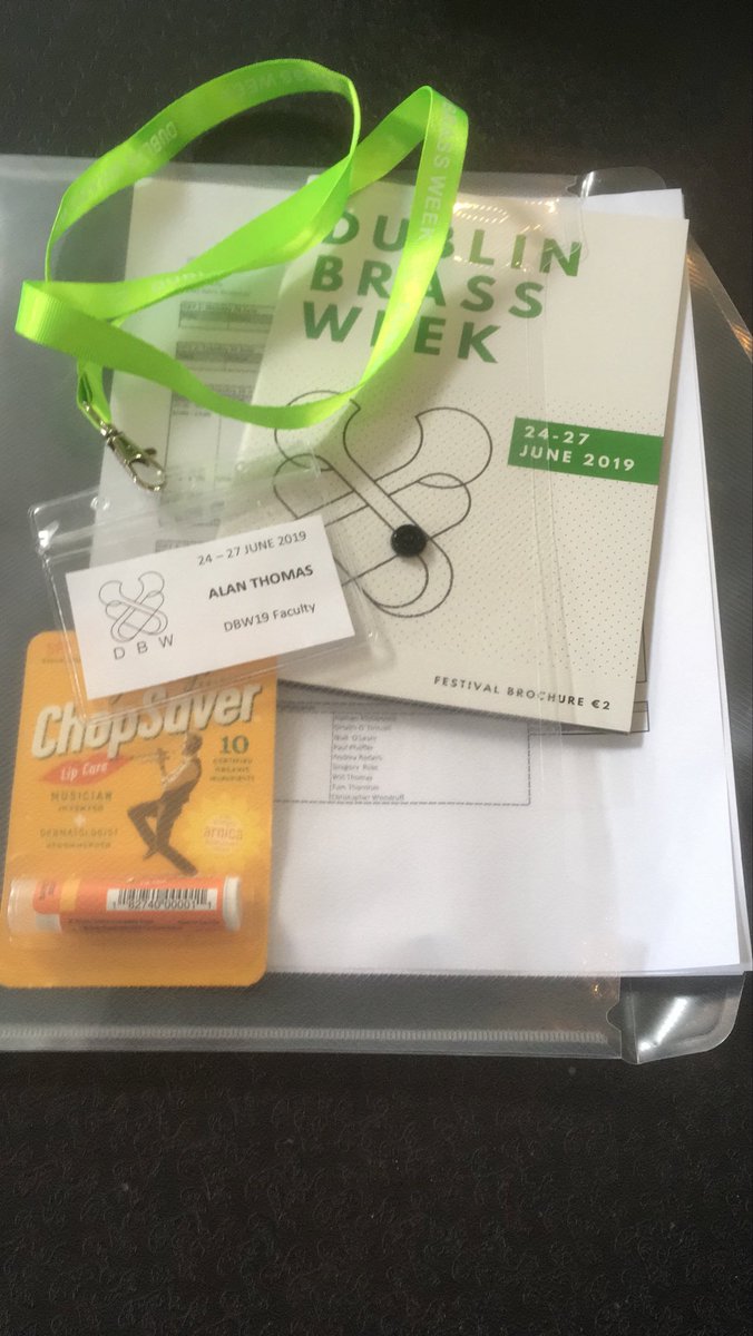 Such a privilege to be representing ⁦<a href="/TheCBSO/">CBSO</a>⁩ at the ⁦<a href="/DublinBrassWeek/">Dublin Brass Week</a>⁩ alongside some superstar brass players from ⁦<a href="/BerlinPhil/">Berliner Philharmoniker</a>⁩ ⁦<a href="/LAPhil/">LA Phil</a>⁩ ⁦@RCOamsterdam⁩ ⁦<a href="/BBCSSO/">BBC Scottish Symphony Orchestra</a>⁩ ⁦<a href="/the_halle/">The Hallé</a>⁩