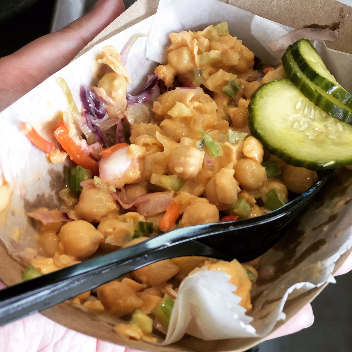 The truck has a new menu item! Our Buffalo Chickpea Salad is bursting with spice, flavor, and delicious chickpeas! Yum! 😋
The @truck_freedom will be at the Wilder Lunch Thursday (11-2pm), New Hope Church Friday (11-1pm), and Bent Brewing Friday (4-8pm) this week. Come try it!